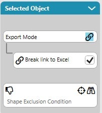 Export Mode Linked Chart Settings