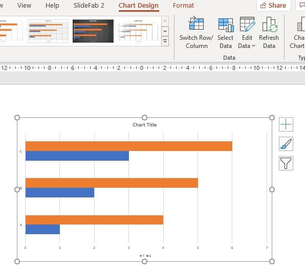 Linked Chart Export Mode - SlideFab